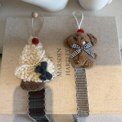 Korean-Style Plush Hairpin Storage Strap, Fabric Animal-Shaped Stylish and Cute Hair Accessory Hanger, Hair Accessory Organizer