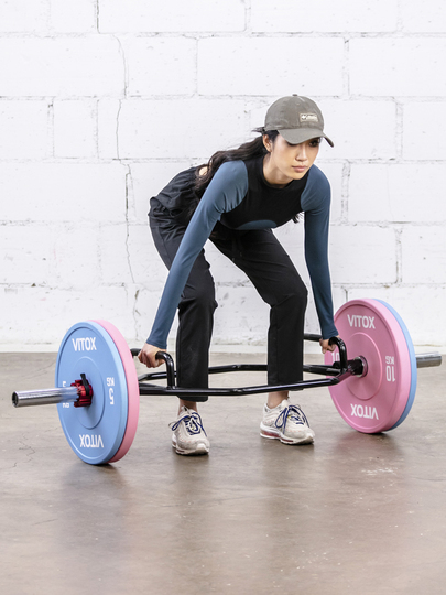 Vitox OB-56 1.4m ヘックスバーベル - オリンピックスクワット＆デッド