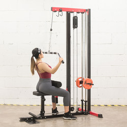 High Pull-Down, Low Pull-Down, Rowing, Deadlift Training Device, Lumbar Muscles, Back Muscles, Shoulder Muscles, Chest Muscles, Strength Training, Comprehensive Fitness Equipment