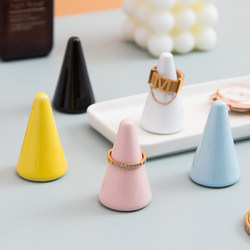 Nordic Style ins Ceramic Ring Holder Dressing Table Desktop Jewelry Rack Jewelry Storage Rack Organizer