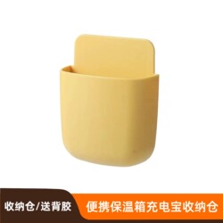 Portable thermostatic box power bank wall-mounted storage compartment