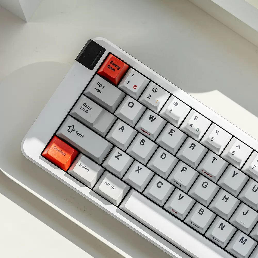 ZD】Cold White 冷白复古键帽原厂机械键盘键帽客制化个性怀旧-Taobao 
