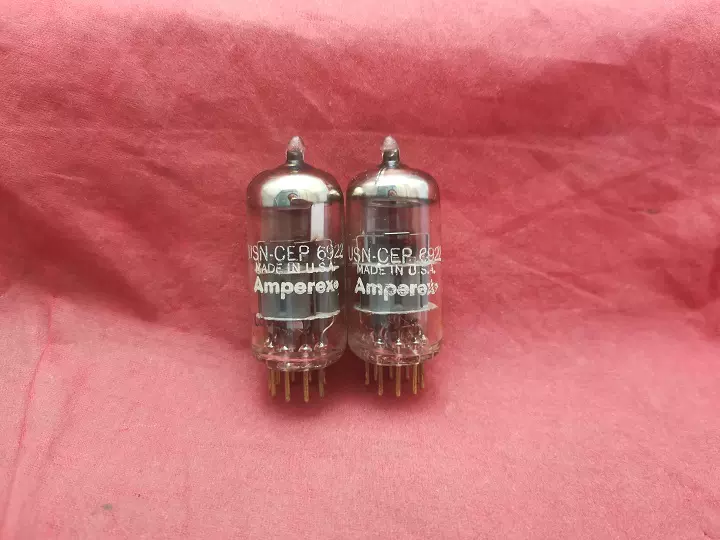 ◇真空管 MT管 E288CC SIEMENS 金足 Made in Germany◇同一ロット2本