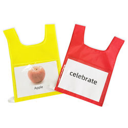 Group Competition Vest, Teaching Game Vest, Transparent, Can Insert A4 Paper Card, Sports, Indoor and Outdoor, Solid Color