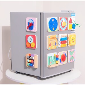 
Children's creative refrigerator magnet magnetic sticker wooden baby fine motor training enlightenment early education educational toy