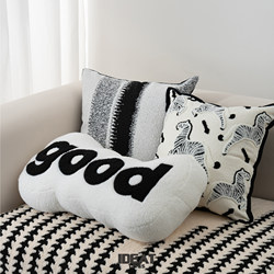 Modern Light Luxury Living Room Sofa Throw Pillows, Cushions, Headboard Pillows, Bay Window Long Pillows, Model Room Soft Furnishings Pillow Covers with Inserts