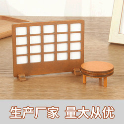 Factory Direct Supply Mini Home Retro Screen Ornaments Doll Accessories Decorative Small Materials Desktop Decoration Ornaments