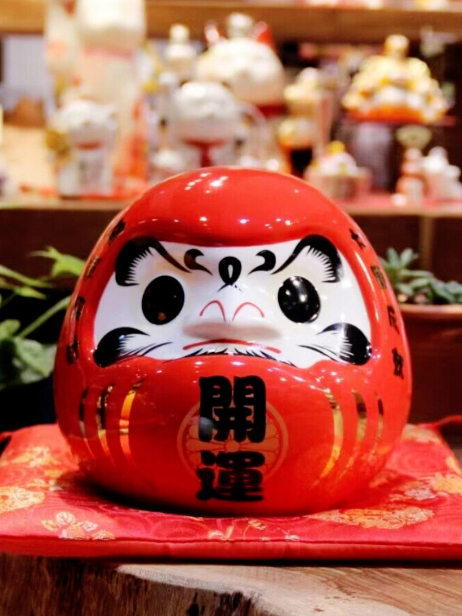Japanese Blessing Daruma Egg Ornaments for Sushi Restaurant and Hotel ...