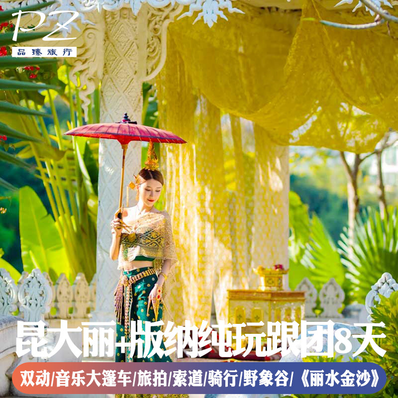 8天7晚双飞双动跟团游昆明大理丽江版纳 |石林风景区洱海古城纯玩 - 定制游预订