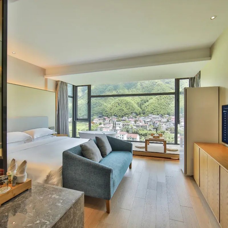 安吉璞拉那度假酒店1-2晚+早餐+户外汤泉