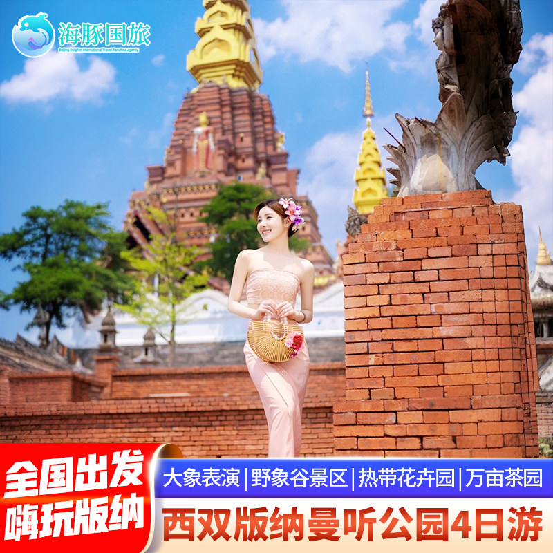 雨林时代飞猪 云南西双版纳旅游4天3晚野象谷原始森林公园花卉园 - 定制游预订