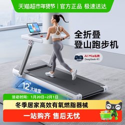 Merrick Treadmill with Large Incline, Foldable Walking Machine for Home Use, Exercise and Weight Loss Fitness Equipment, Sweat-Inducing Rhino Ii