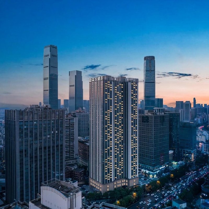 D2天1晚长沙IFS国金中心芙蓉中路亚朵X酒店自由行+杜甫江阁门票单人酒景套餐