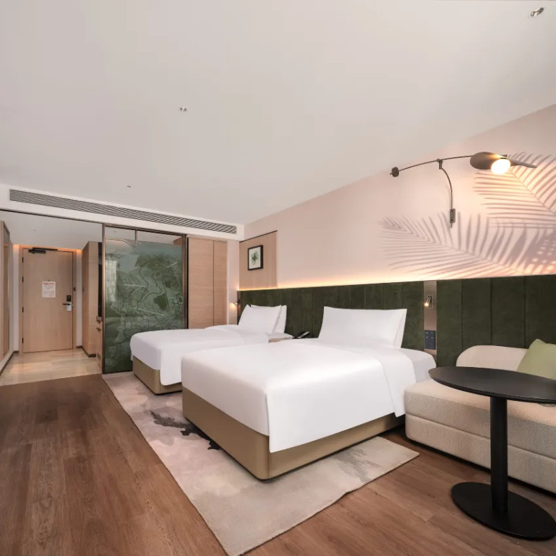 【住岛上】舟山普陀山希尔顿花园酒店2天1晚早餐+普陀山门票+往返船票+码头接送班车