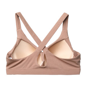 One -in -one integrated cross -band net red beauty back texture without steel ring girl sports vest wrapped chest tube top underwear bra
