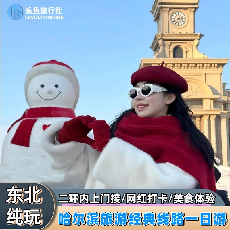 哈尔滨旅游冰雪大世界中央大街圣索菲亚教堂2-12人小团纯玩一日游 - 定制游预订