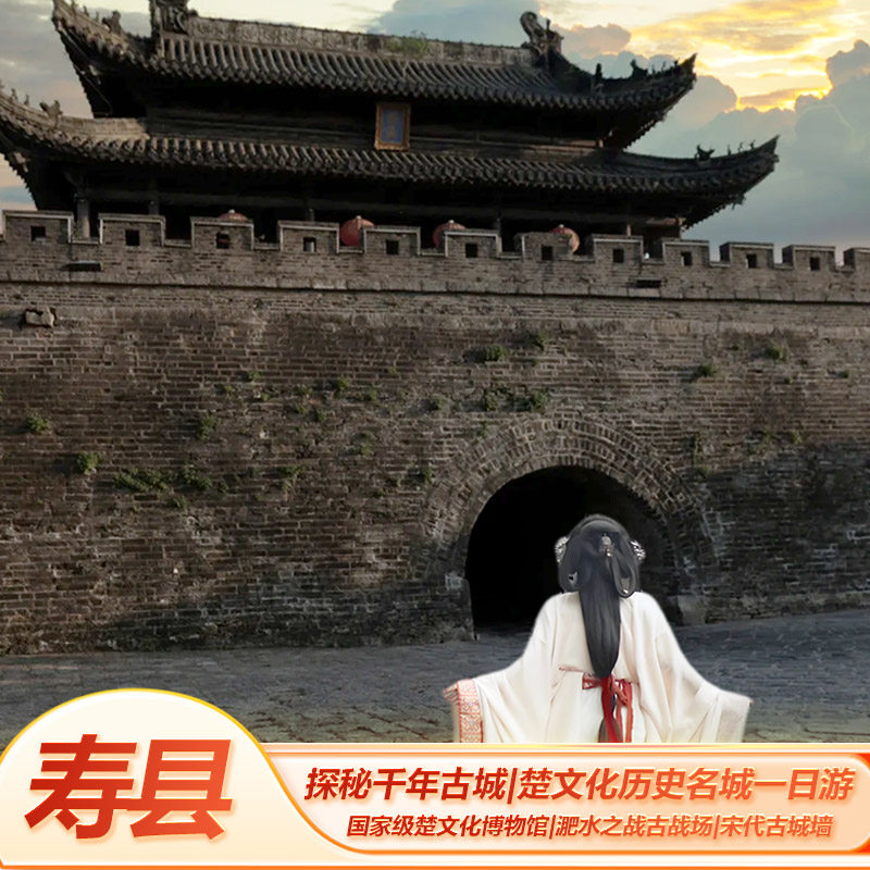 安徽寿县国家级楚文化博物馆淝水之战古战场宋代古城墙深度一日游 - 定制游预订
