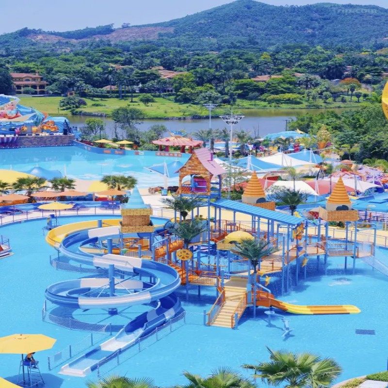 广州清远美林湖温泉大酒店3天2晚 双人早餐/双人晚餐+双人温泉+水世界