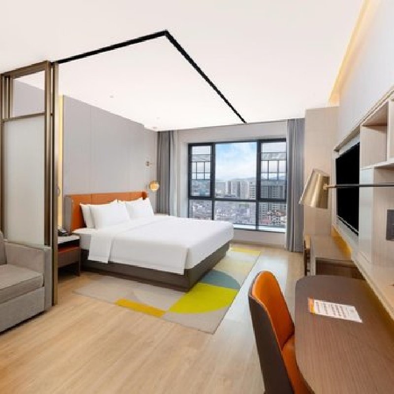 D2天1晚张家界天门山希尔顿惠庭酒店自由行+土家风情园门票单人酒景套餐