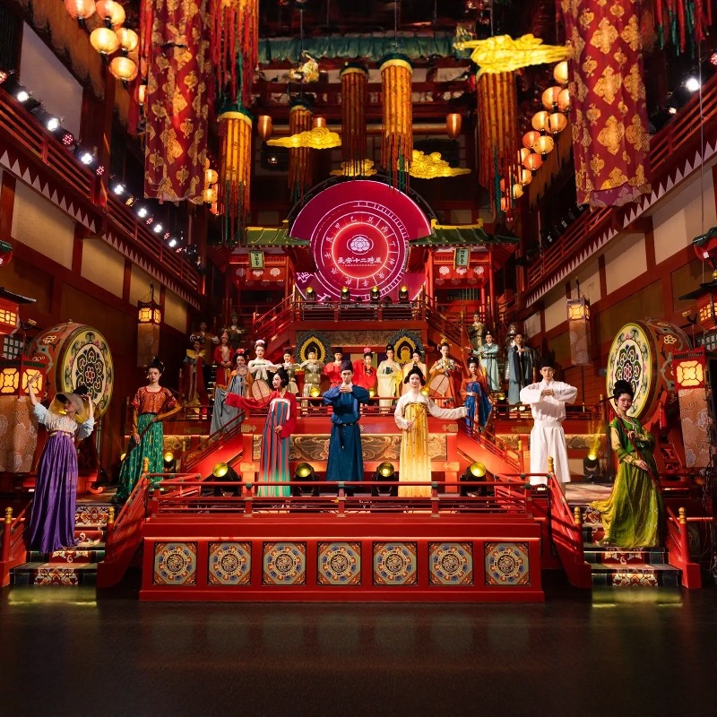 西安大唐不夜城桔子水晶酒店床型随心选+秦始皇帝陵博物院、长安十二时辰3天2晚自由行