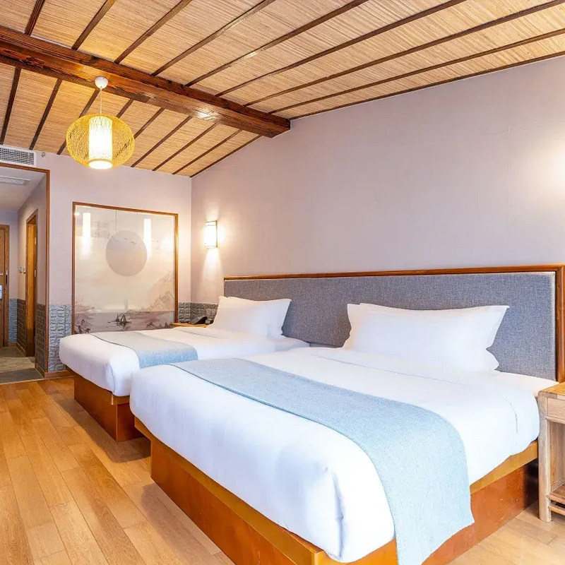 无锡云和夜泊酒店1晚+双人拈花湾门票(提前一天预定)+双早