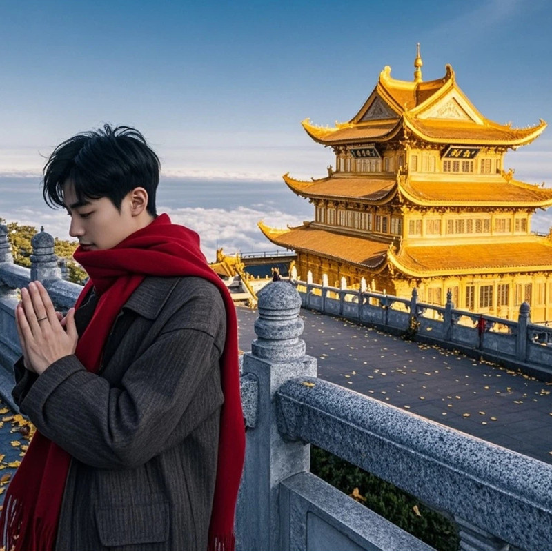 【双人游&五钻】峨眉山灵秀温泉饭店2天1晚含双早温泉+峨眉山门票+往返观光车+金顶索道