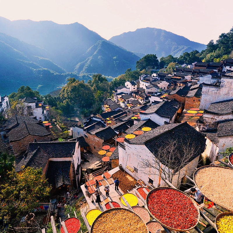 黄山私家团包车1单1团4天3晚纯玩旅游·篁岭含索道宏村景区西溪南