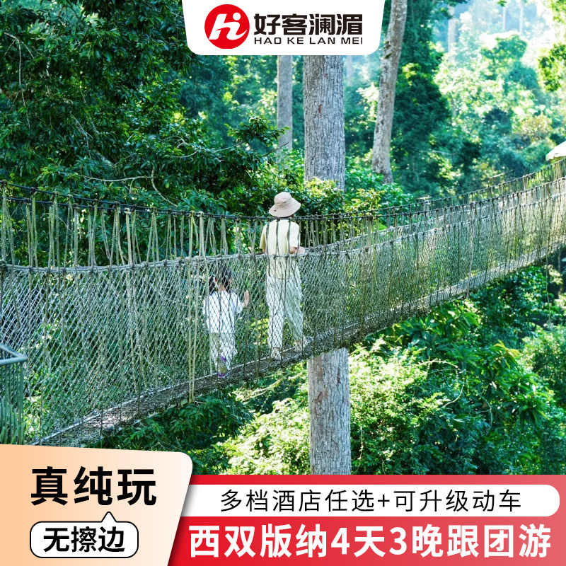 【真纯玩】云南西双版纳4日跟团游0购物中科植物院望天树傣族园 - 定制游预订