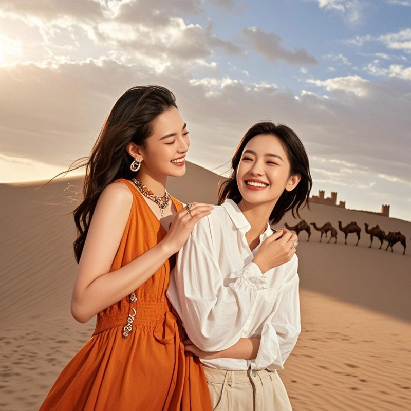 机票+新疆喀什6天5晚3日专车游沙漠白沙湖冰川公园盘龙古道住四钻 - 定制游预订