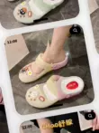 Jelly Crocs Nữ 2024 Mùa Hè Mới Áo Khoác Ngoài Y Tá Dép Đế Mềm Chống Trơn Trượt Phòng Điều Hành Ngón Chân Dép 