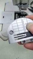 Máy tính phẳng xe chất liệu mỏng chống nhăn vị trí kim máy tính xe chống nhăn tấm kim răng chống nhăn ép chân phụ kiện máy may 