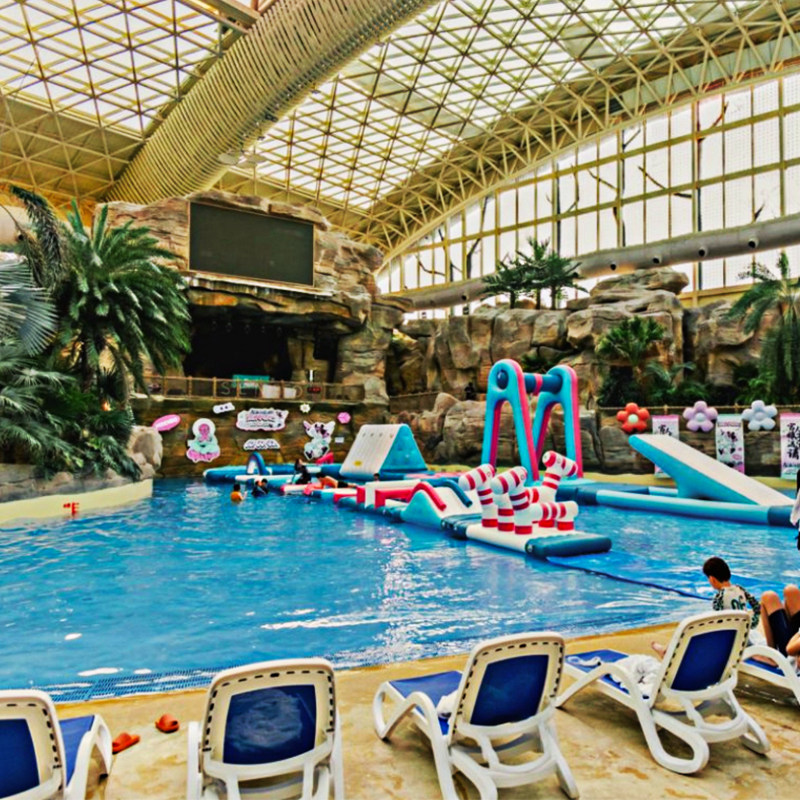 杭州开元萧山宾馆1晚+2大森泊水乐园/1大1小幻想岛门票+双早
