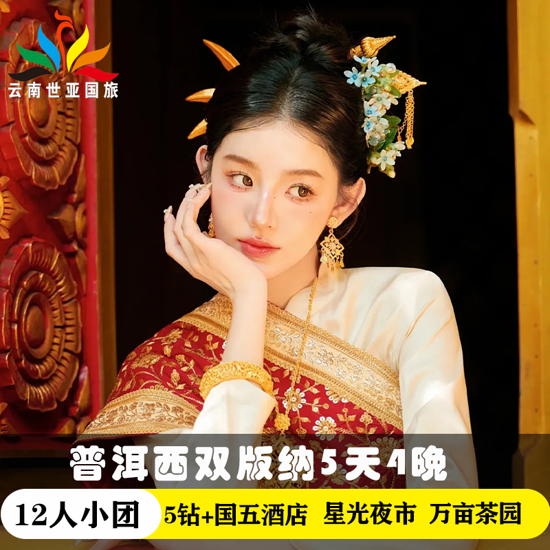 错峰12人小团丨云南旅游西双版纳普洱5天4晚纯玩野象谷森林公园 - 定制游预订