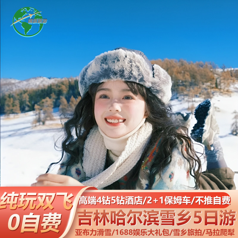 【全国出发】哈尔滨雪乡旅游4钻5钻酒店2+1保姆车真纯玩0自费5天 - 定制游预订