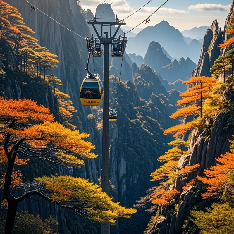 【元旦不涨价】黄山2天1晚住四钻南大门+黄山景区+玉屏上行索道【景交】+太平下索道