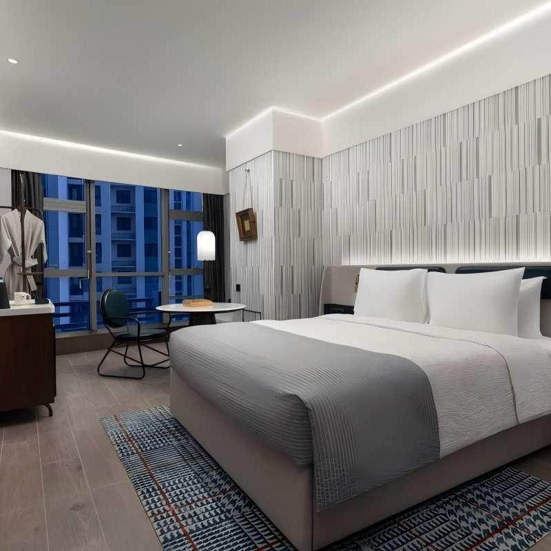 淄博博山万达美华酒店 高级豪华大床房3天2晚+红叶柿岩景区门票