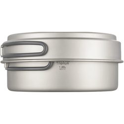 keith pure titanium pot outdoor camping cooking utensils