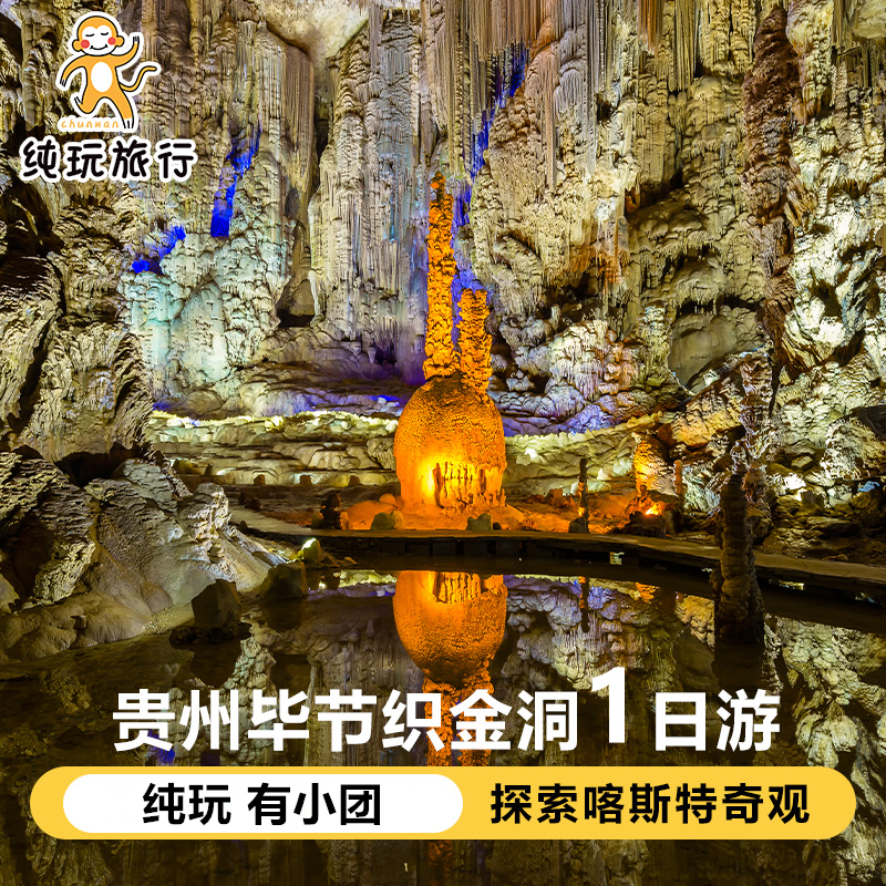 可选2-6人小团毕节织金洞一日游贵州旅游贵阳周边纯玩跟团游溶洞 - 定制游预订