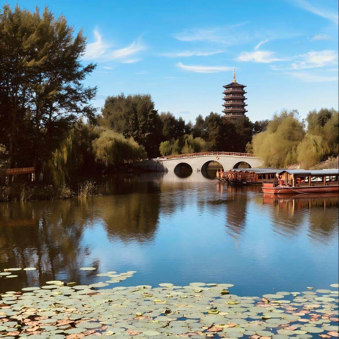 杭州西湖桔子水晶酒店住宿+灵隐飞来峰景区+三潭印月游船登岛成人门票