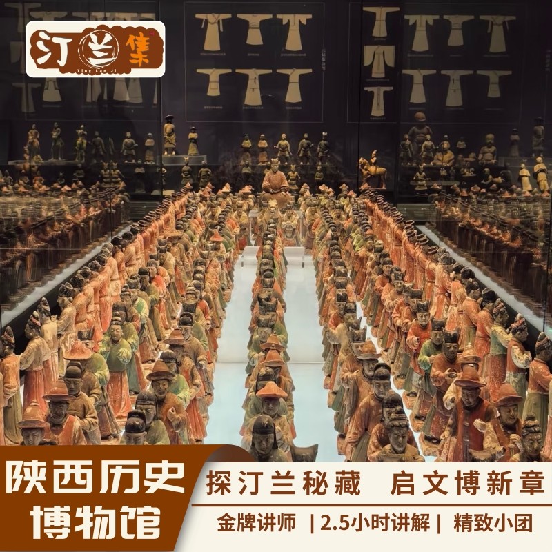 陕西历史博物馆【汀兰集 金牌讲师 2.5小时深度讲解 25人团】 - 定制游预订