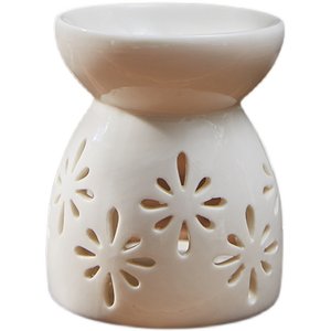 Small ceramic aromatherapy furnace indoor candle aromatherapy lamp retro home fragrant furnace bedroom anti -dried roasted essential oil lamp