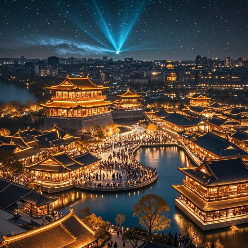 【周末游】开封全季酒店鼓楼广场清明上河园店含早3天2晚+清明上河园+东京梦华演出门票