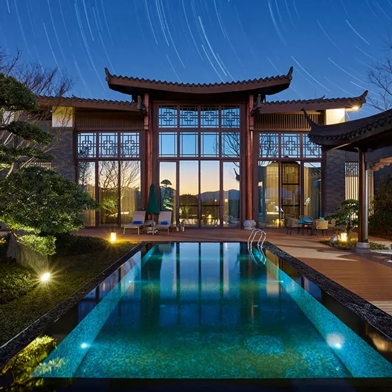 【乐享】昆明滇池中式豪华酒店双卧室泳池别墅2天1晚+3小时滑雪或酒店晚餐或下午茶4选1 - 定制游预订