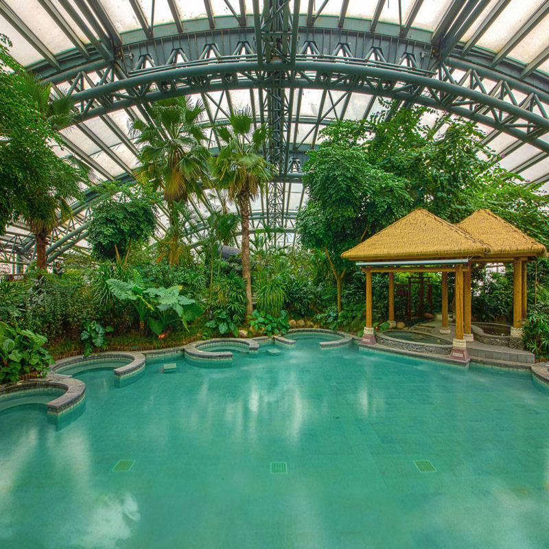 湖州喜来登温泉度假酒店2晚+双早+双人月亮温泉+美拍体验+儿童乐园+泳池+健身房