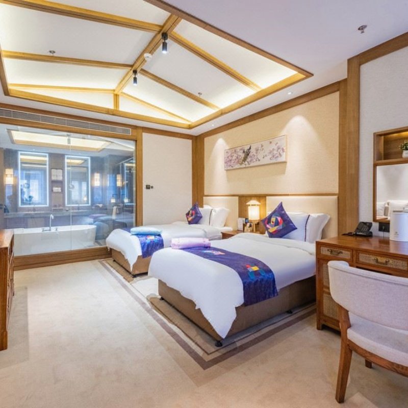 珲春民族花园酒店+双早+防川景区门票