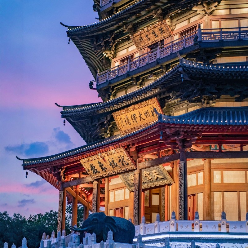 【 寒假早鸟】常州万豪酒店+中华恐龙园+天宁寺3天2晚自由行