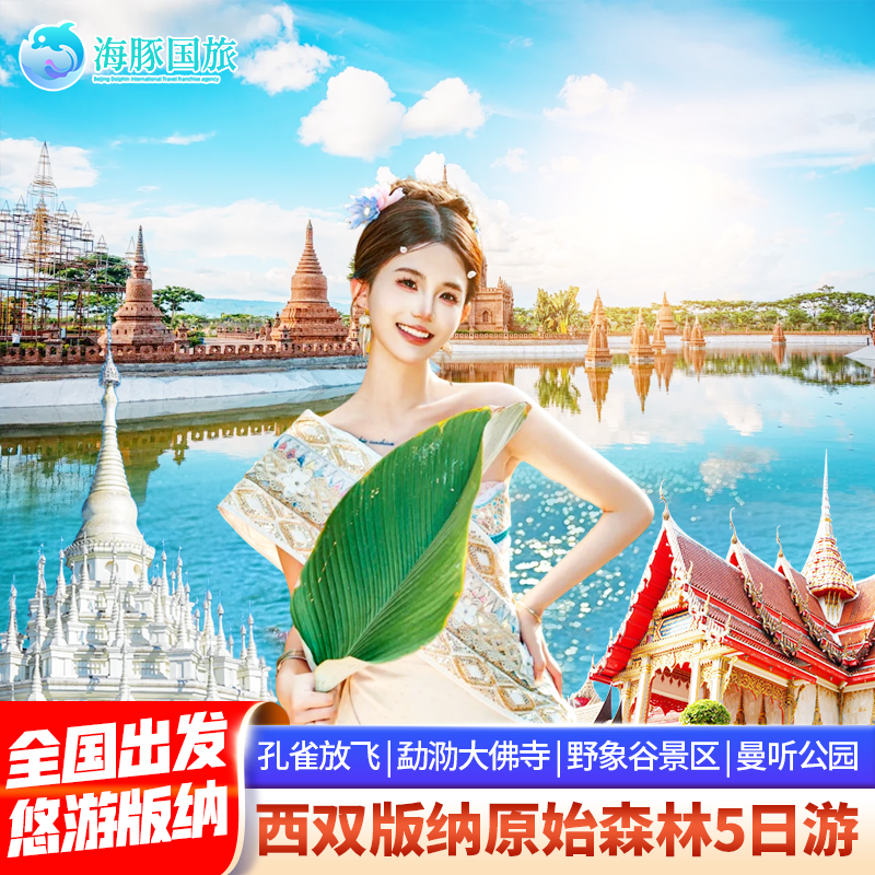 西双版纳旅游 野象谷原始森林公园勐泐大佛寺5天4晚 - 定制游预订