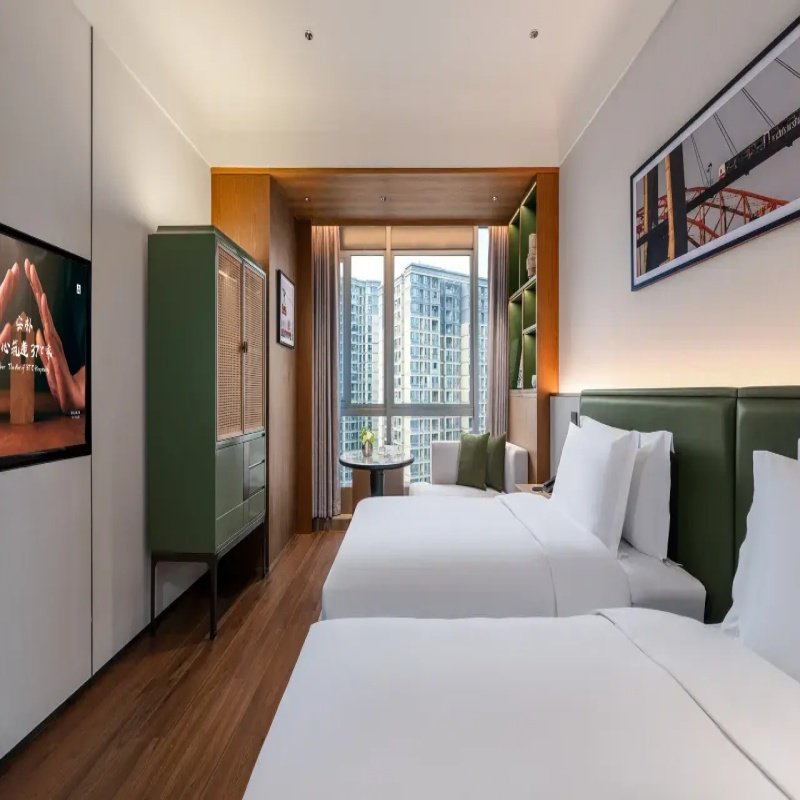 重庆安朴酒店1晚+双早+洪崖洞(周末不加价)