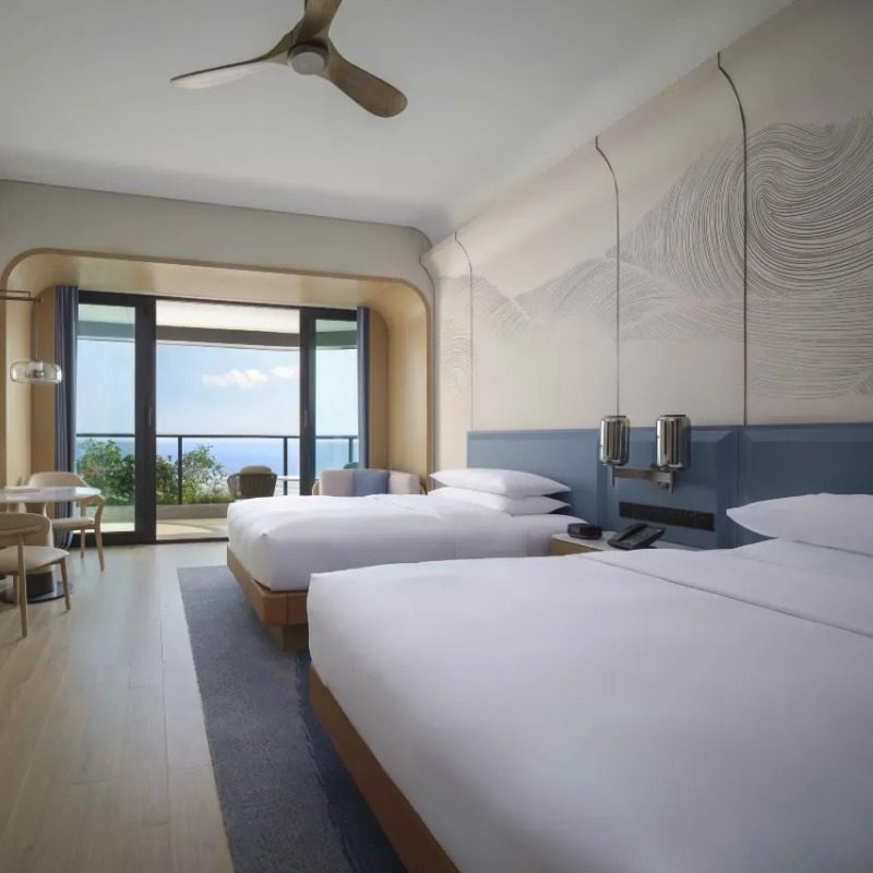 【瞰海而眠,私享银滩-2天1晚】北海万豪度假酒店+自助早餐+多门票可选