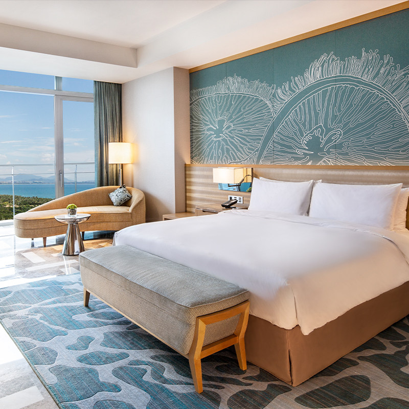 【奇遇亚特】三亚亚特兰蒂斯海景房1晚+2大2小中西式自助早餐+畅玩水世界水族馆